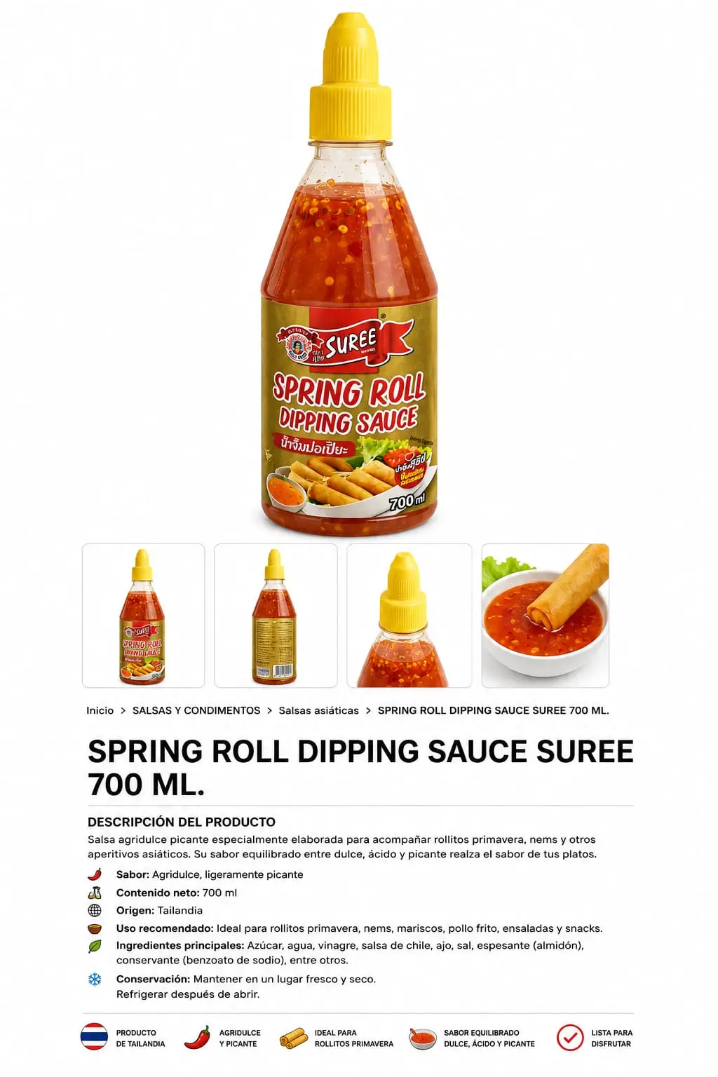 SPRING ROLL DIPPING SAUCE 700ML