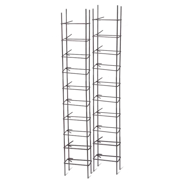 COLUMNA ARMADA HIERRO 10MM ESTRIBO 6MM