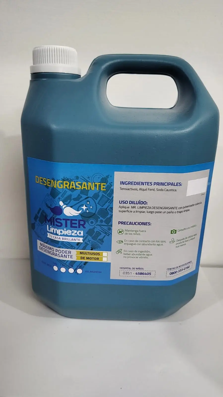 DESENGRASANTE CAUSTICO 5LTS